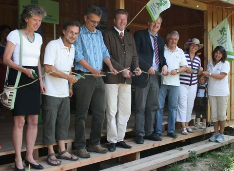Eröffnung der Beobachtungshütte an der BN-Kiesgrube