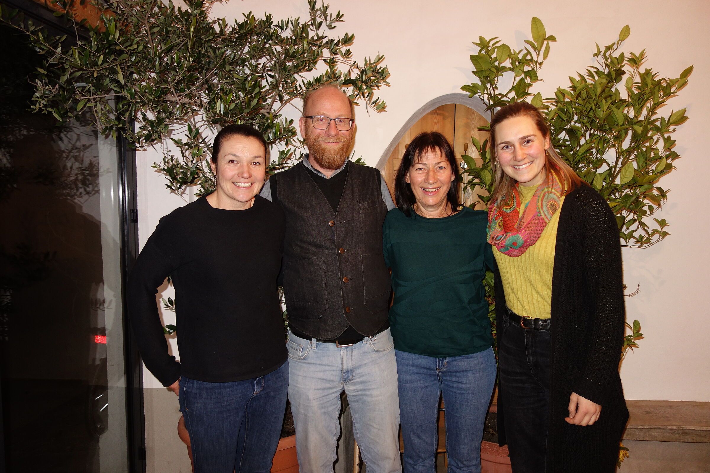 von links: Elisabeth Brunnhuber, Mike Pohlus, Bettina Rolle und Verena Wittmann